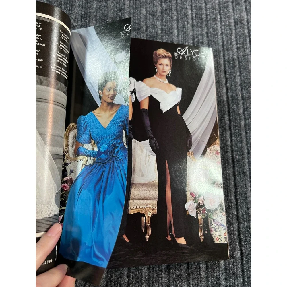 Vintage 90s MODERN BRIDE Magazine February March 1994 Retro Wedding Fashion Idea